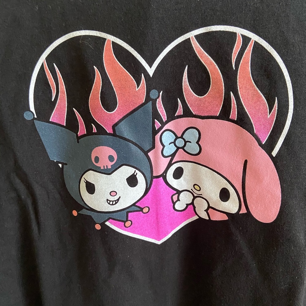 My Melody and Kuromi Cropped top shirt - Picture 2 of 4